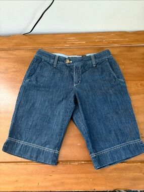 Eddie Bauer Denim Bermuda Shorts Size 10